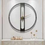 Nordic Large Silent Wall Clock for Living Room 20 Inches