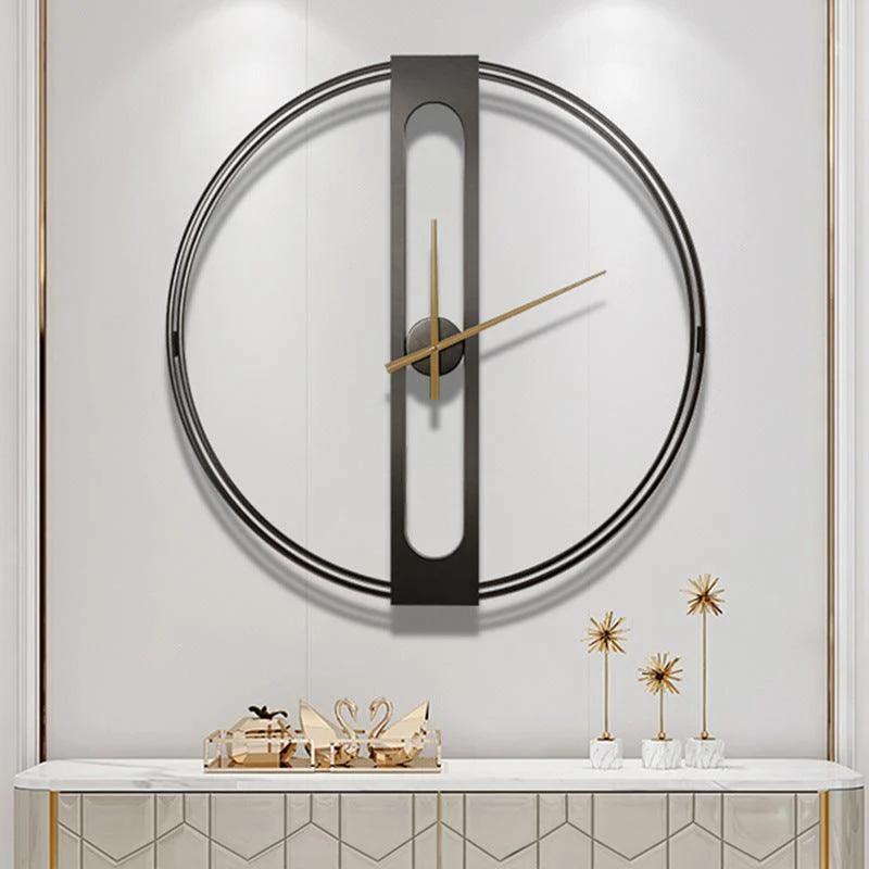 Nordic Large Silent Wall Clock for Living Room 20 Inches -