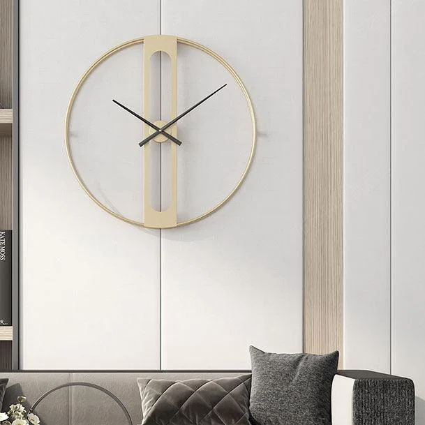 Nordic Large Silent Wall Clock for Living Room 20 Inches -