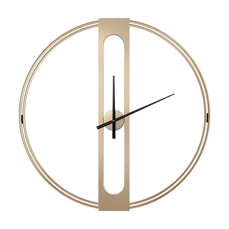 Nordic Large Silent Wall Clock for Living Room 20 Inches -
