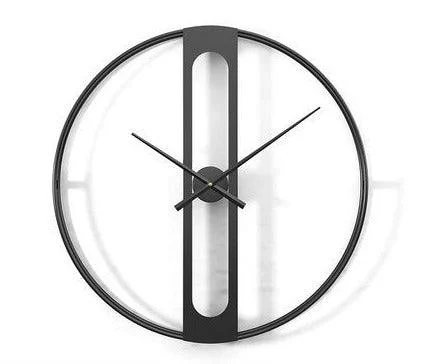 Nordic Large Silent Wall Clock for Living Room 20 Inches -