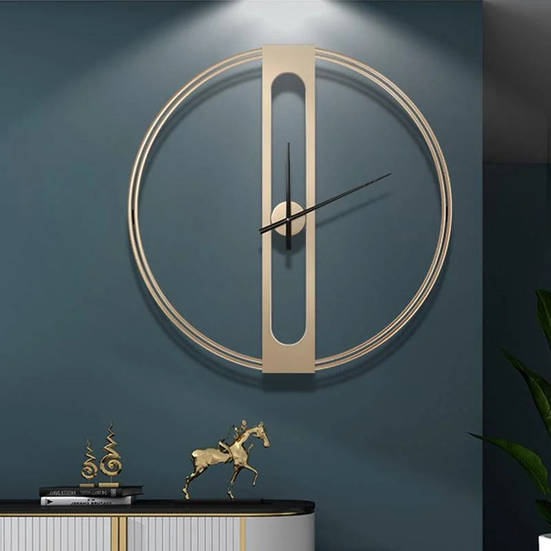 Nordic Large Silent Wall Clock for Living Room 20 Inches -