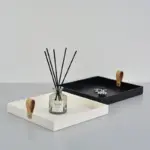 Nordic Leather Loop Serving Tray