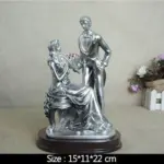 Nordic Love Couple Wedding Vintage Sculptures and Statues