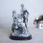 Nordic Love Couple Wedding Vintage Sculptures and Statues