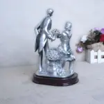 Nordic Love Couple Wedding Vintage Sculptures and Statues