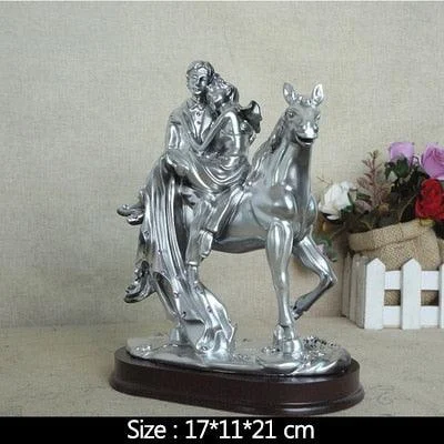 Nordic Love Couple Wedding Vintage Sculptures and Statues -
