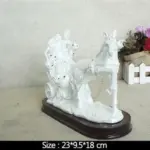 Nordic Love Couple Wedding Vintage Sculptures and Statues