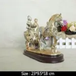Nordic Love Couple Wedding Vintage Sculptures and Statues