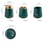 Nordic Marble 4 Piece Bathroom Set