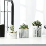 Nordic Marble Plant Pot