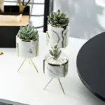 Nordic Marble Plant Pot
