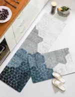 Nordic Marble Tiles Rugs Anti slip Mat for Floor Washable Carpet Living Room