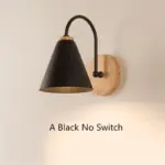 Nordic Metal Wood Wall Lamp
