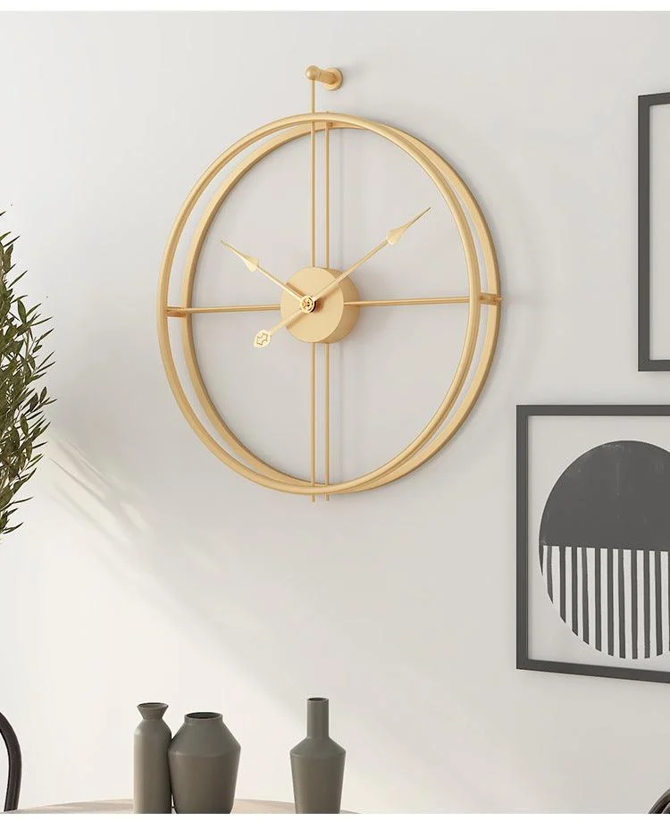 Nordic Minimalist Large Silent Wall Clock 20 Inches -
