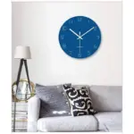 Nordic Minimalist Wall Clock Bold Hands for Easy Visibility