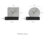 Nordic Minimalist Wall Clock for Home Office