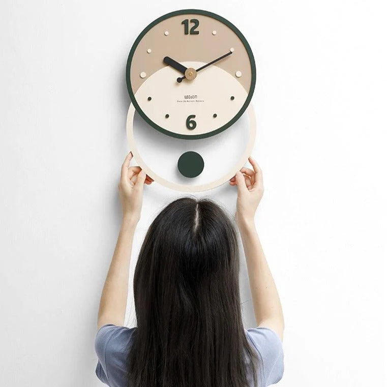 Nordic Minimalist Wall Décor Clock for Living Room -