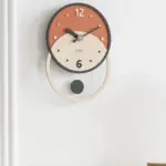 Nordic Minimalist Wall Decor Clock for Living Room