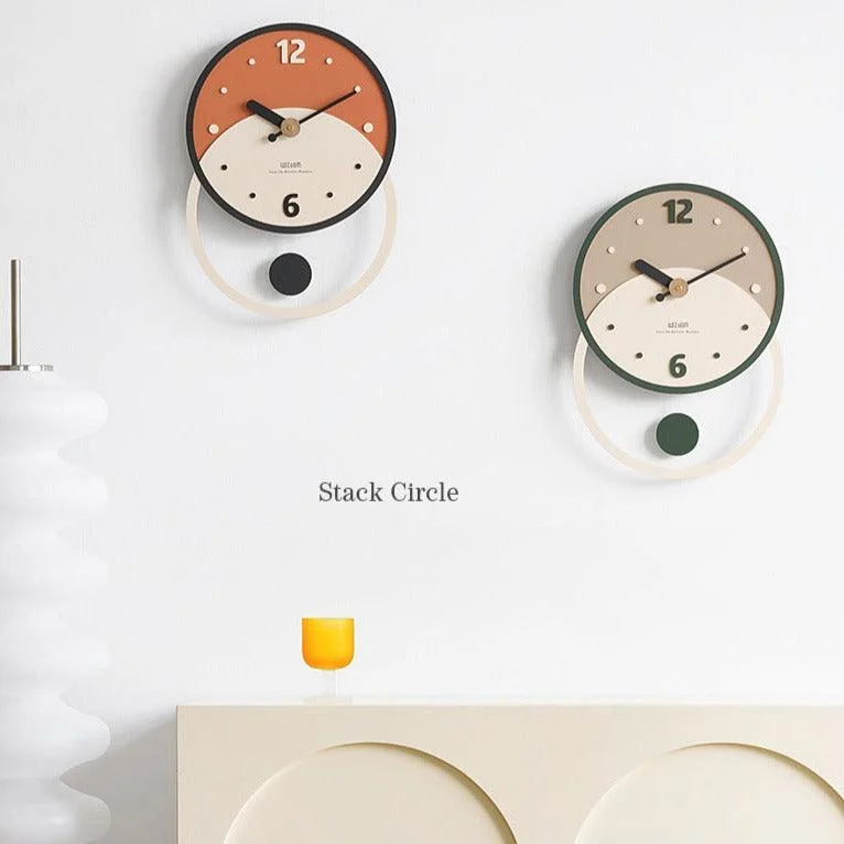 Nordic Minimalist Wall Décor Clock for Living Room -
