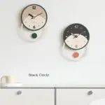 Nordic Minimalist Wall Decor Clock for Living Room