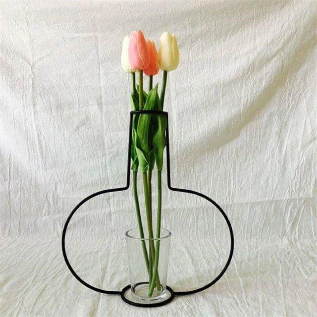 Nordic Minimalist Wire Vases -