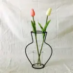 Nordic Minimalist Wire Vases