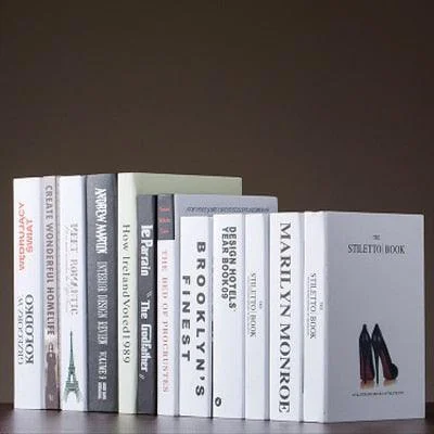 Nordic Modern Fake Book Display Sculptures and Statues Home Decorations -