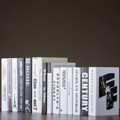 Nordic Modern Fake Book Display Sculptures and Statues Home Decorations -