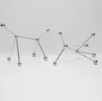 Nordic Modern Geometry Molecule Metal Home Decor Ornament