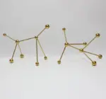 Nordic Modern Geometry Molecule Metal Home Decor Ornament