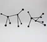 Nordic Modern Geometry Molecule Metal Home Decor Ornament