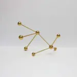 Nordic Modern Geometry Molecule Metal Home Decor Ornament