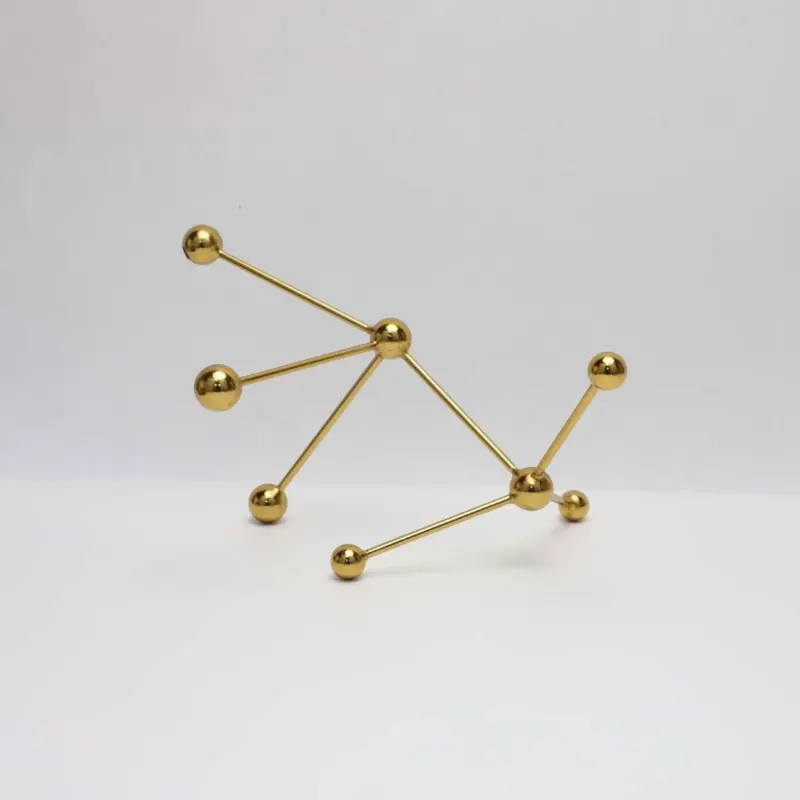 Nordic Modern Geometry Molecule Metal Home Decor Ornament