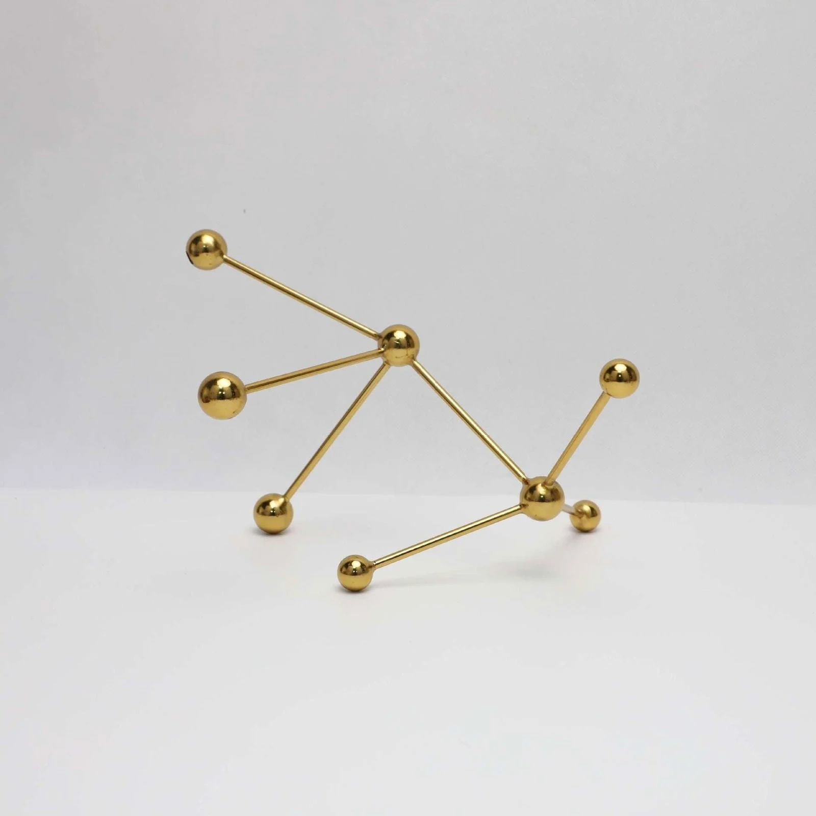 Nordic Modern Geometry Molecule Metal Home Decor Ornament -