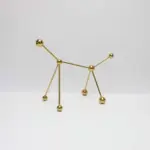 Nordic Modern Geometry Molecule Metal Home Decor Ornament