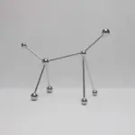 Nordic Modern Geometry Molecule Metal Home Decor Ornament