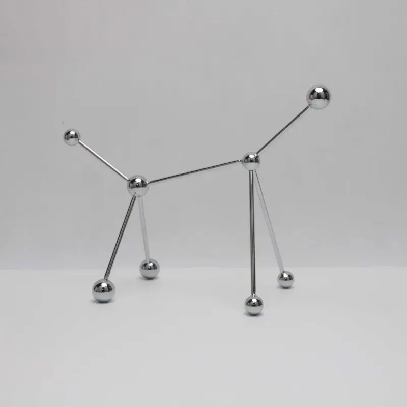 Nordic Modern Geometry Molecule Metal Home Decor Ornament