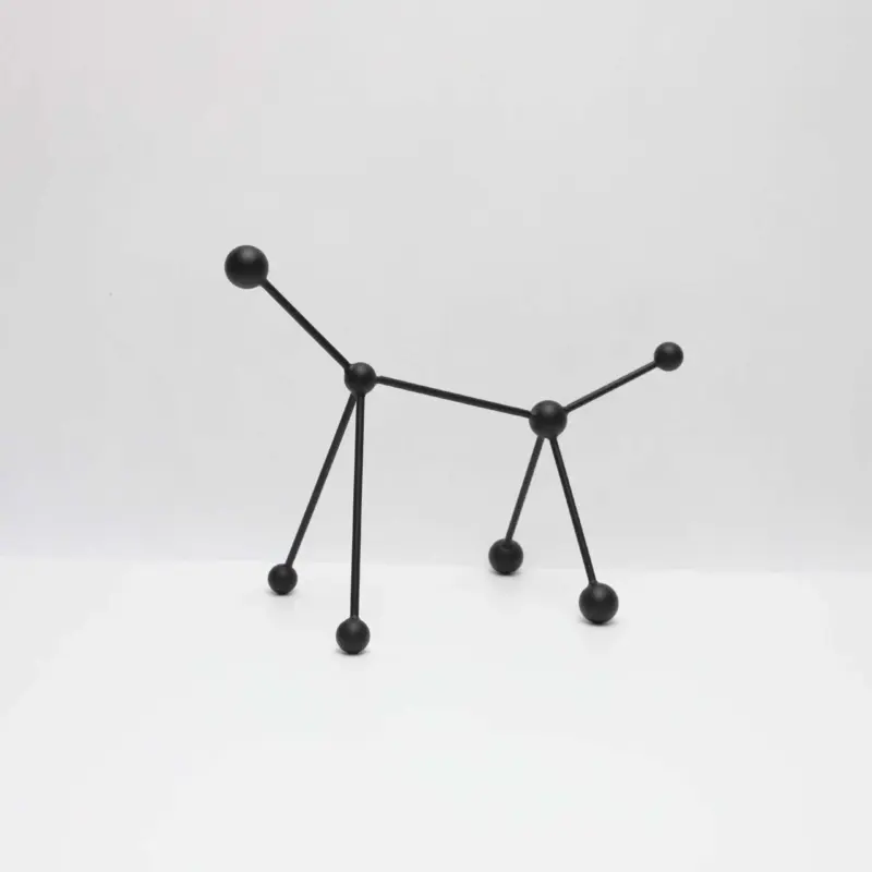 Nordic Modern Geometry Molecule Metal Home Decor Ornament