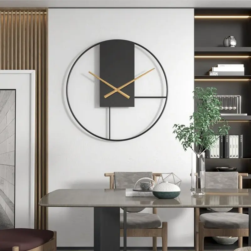 Nordic Modern Large Wall Clock for Livingroom 20 Inches
