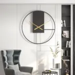 Nordic Modern Large Wall Clock for Livingroom 20 Inches