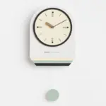 Nordic Modern Pendulum Wall Clock for Study Room