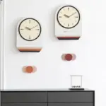 Nordic Modern Pendulum Wall Clock for Study Room