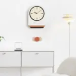 Nordic Modern Pendulum Wall Clock for Study Room