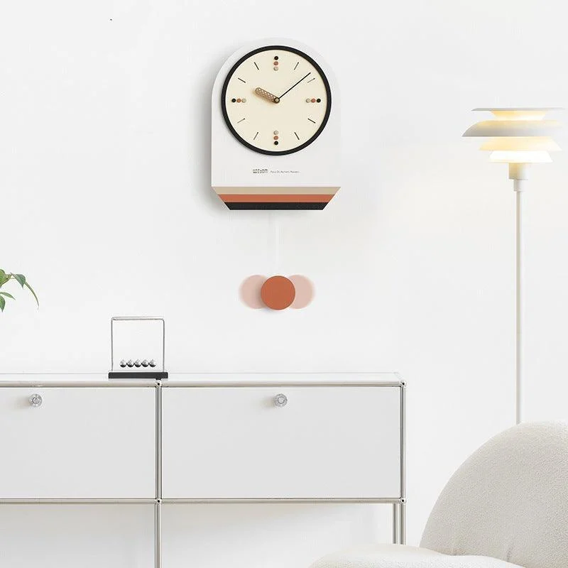 Nordic Modern Pendulum Wall Clock for Study Room -