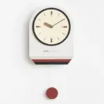 Nordic Modern Pendulum Wall Clock for Study Room