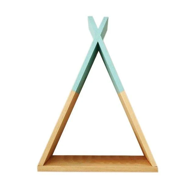 Nordic Nursery Wooden Teepee Shelf -