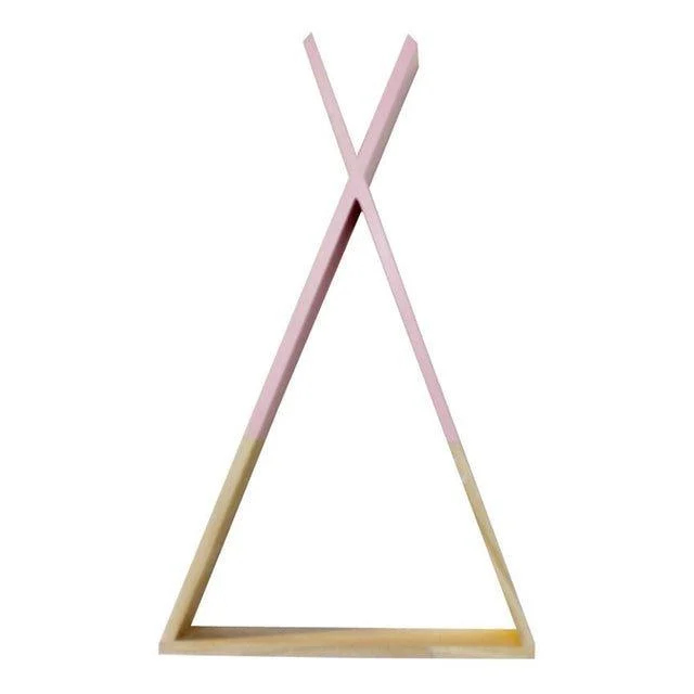 Nordic Nursery Wooden Teepee Shelf -