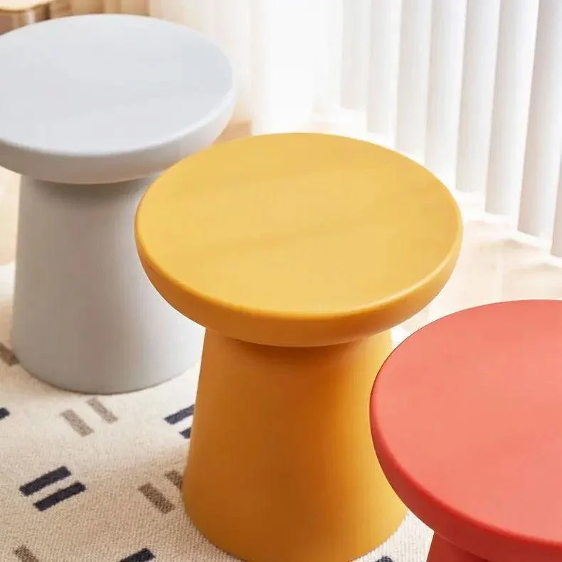 Nordic Pastel Modern Round Side Table -