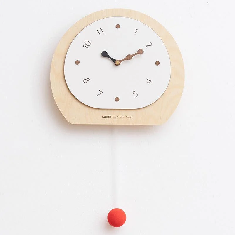 Nordic Pendulum Wall Décor Clock for Living Room -